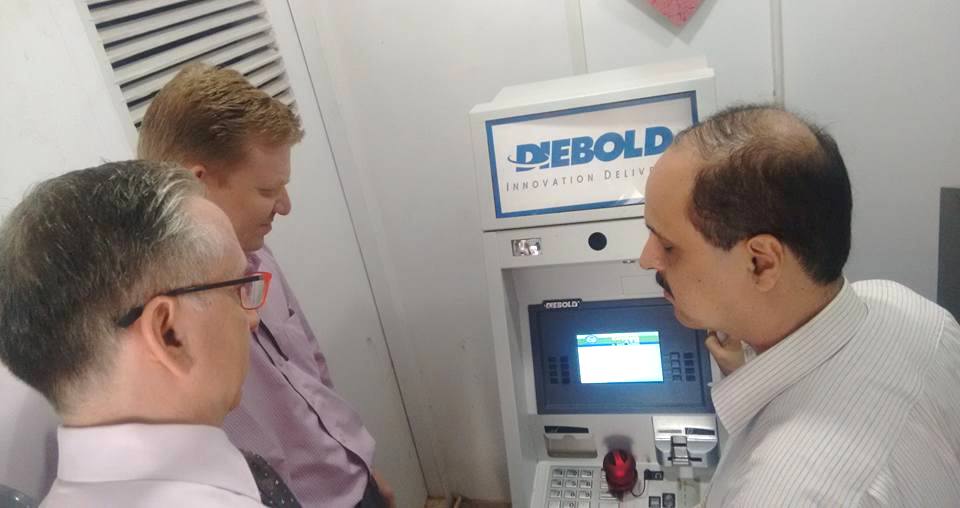 Mr. James Thurston, Vice President for Global Strategy and Development from G3ICT having a look at Talking ATM